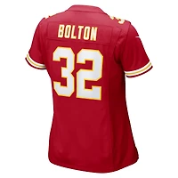 Maillot de match Nike Nick Bolton pour femmes des Chiefs Kansas City, rouge