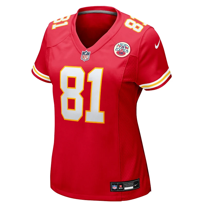 Women's Nike Nikko Remigio  Red Kansas City Chiefs Team Game Jersey
