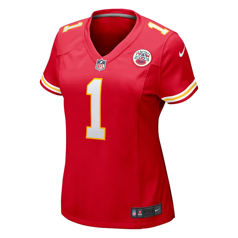 Women's Nike Number 1 Bride Red Kansas City Chiefs Game Jersey