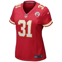 Women's Nike Priest Holmes Red Kansas City Chiefs Game Retired Player Jersey