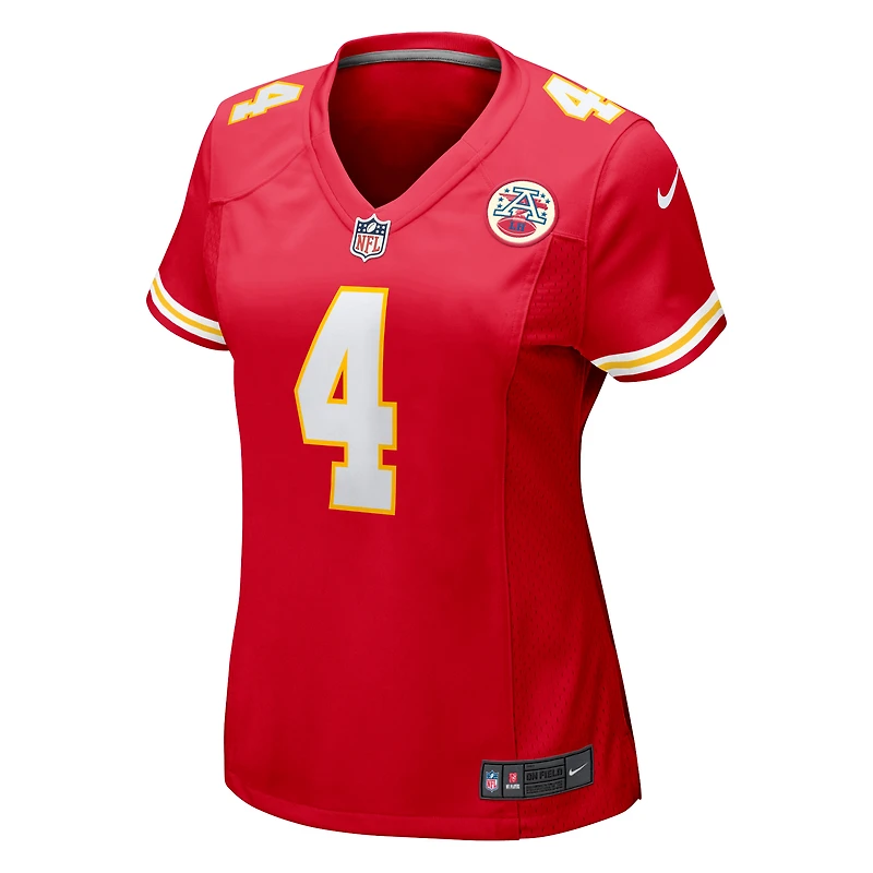 Maillot de match Nike Rashee Rice pour femmes des Chiefs Kansas City, rouge