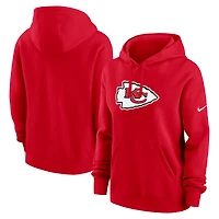 Women's Nike Red Kansas City Chiefs Club Fleece Hoodie