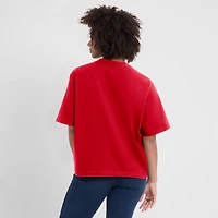 T-shirt Nike rouge Kansas City Chiefs Essential Relaxed Boxy pour femme