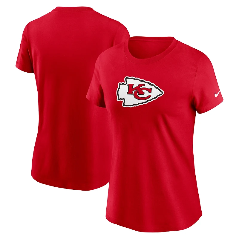 Women's Nike Red Kansas City Chiefs  Primary Logo T-Shirt