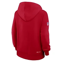 Sweat à capuche Nike Dri-FIT rouge Kansas City Chiefs pour femme, édition standard