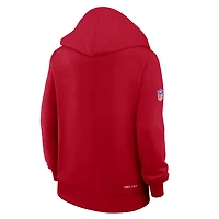 Women's Nike Red Kansas City Chiefs Sideline Standard Issue Dri-FIT Hoodie