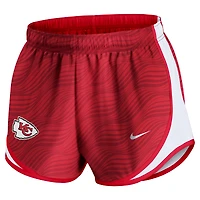 Short Nike Tempo Dri-FIT rouge Kansas City Chiefs pour femme