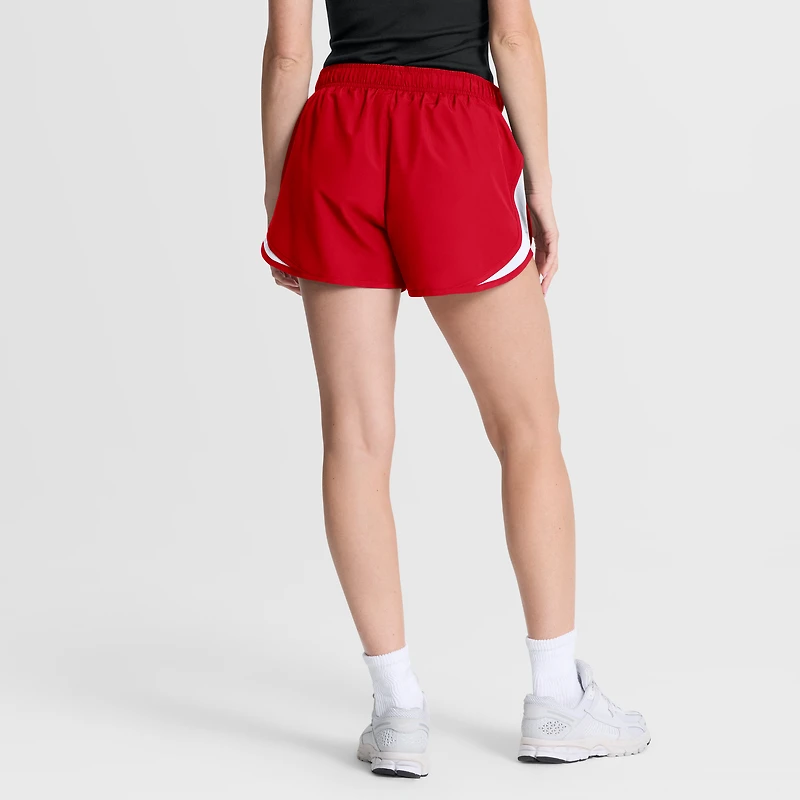 Short Nike Tempo Dri-FIT rouge Kansas City Chiefs pour femme