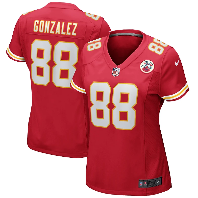 Maillot de joueur retraité Nike Tony Gonzalez pour femme des Kansas City Chiefs Game, rouge