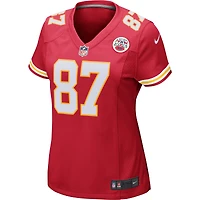 Maillot de match des Chiefs Kansas City Nike Travis Kelce pour femme, rouge