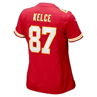 Maillot de joueur jeu Nike Travis Kelce rouge Kansas City Chiefs pour femme