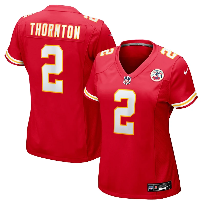Women's Nike Tyquan Thornton  Red Kansas City Chiefs Team Game Jersey