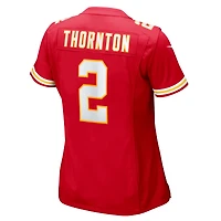 Women's Nike Tyquan Thornton  Red Kansas City Chiefs Team Game Jersey