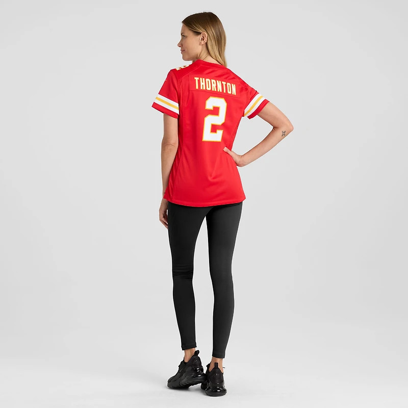Women's Nike Tyquan Thornton  Red Kansas City Chiefs Team Game Jersey
