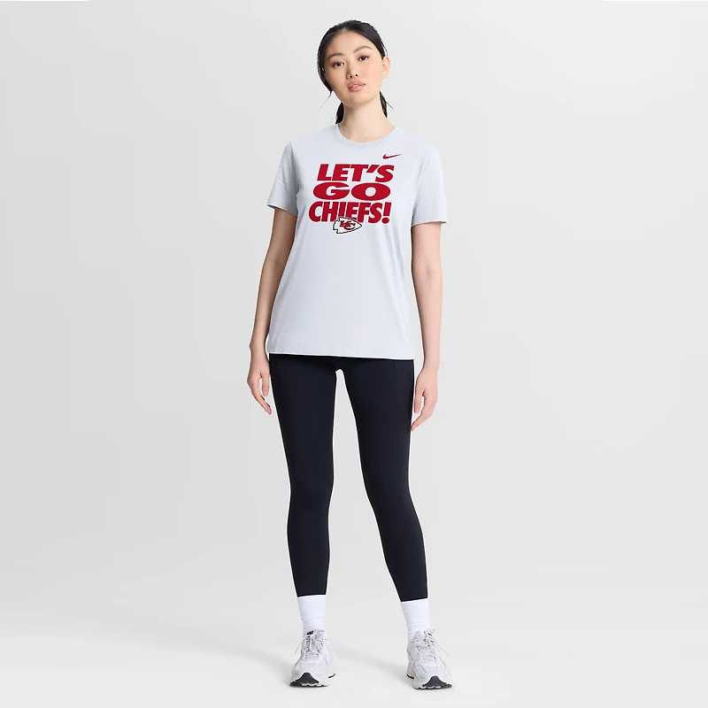 Women's Nike White Kansas City Chiefs Primetime T-Shirt