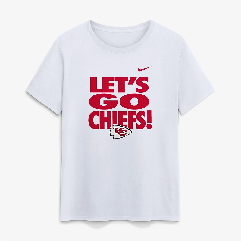 Women's Nike White Kansas City Chiefs Primetime T-Shirt