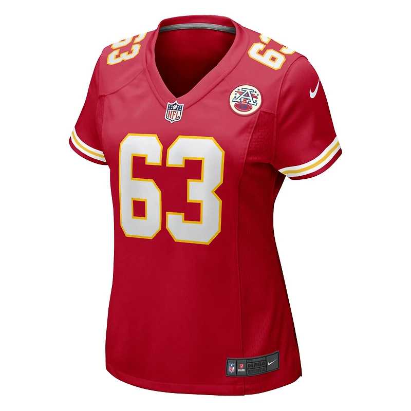 Maillot de joueur retraité Nike Willie Lanier pour femme, rouge, des Chiefs Kansas City