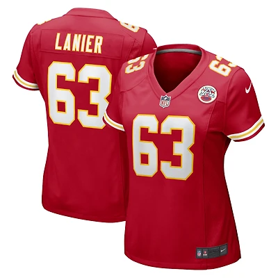 Maillot de joueur retraité Nike Willie Lanier pour femme, rouge, des Chiefs Kansas City