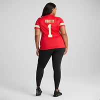 Women's Nike Xavier Worthy  Red Kansas City Chiefs Game Jersey