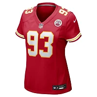 Women's Nike Zacch Pickens  Red Kansas City Chiefs Team Game Jersey