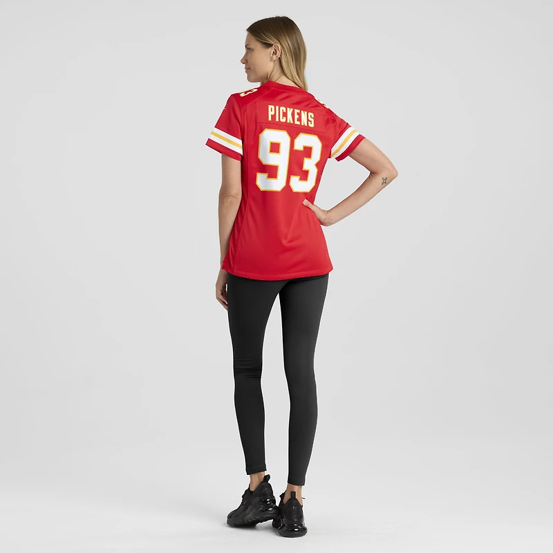 Women's Nike Zacch Pickens  Red Kansas City Chiefs Team Game Jersey