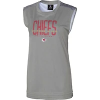 Débardeur gris pour femme Outerstuff Kansas City Chiefs, sans transpiration