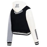 Sweat à capuche zippé en French Terry Reverse Colorblock Pro Standard pour femme, gris, Kansas City Chiefs