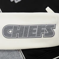 Sweat à capuche zippé en French Terry Reverse Colorblock Pro Standard pour femme, gris, Kansas City Chiefs