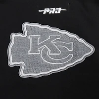 Sweat à capuche zippé en French Terry Reverse Colorblock Pro Standard pour femme, gris, Kansas City Chiefs
