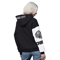 Women's Starter  Black Kansas City Chiefs 4th Down Full-Zip Hoodie