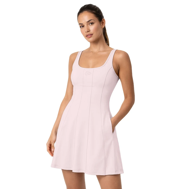Women's Starter Pastel Pink Kansas City Chiefs Dress