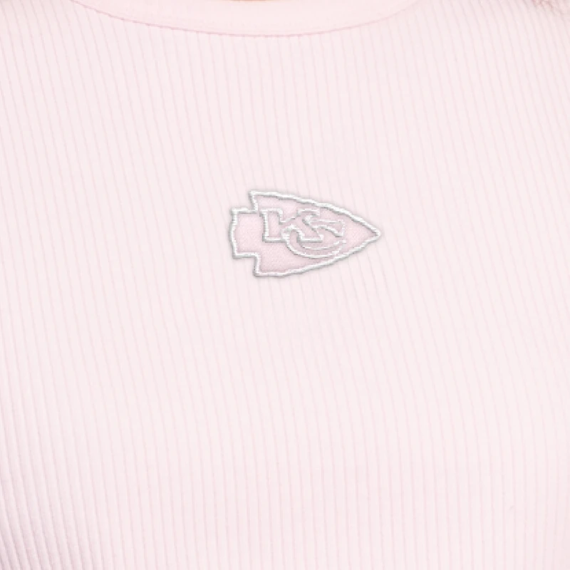 Débardeur court de voyage Starter rose pastel pour femme, Kansas City Chiefs