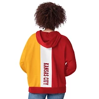 Women's Starter Red Kansas City Chiefs Power Move Long Sleeve Pullover Hoodie