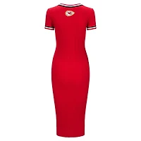 Women's STAUD  Red/Black Kansas City Chiefs Colleen Dress
