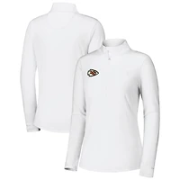 Veste zippée quart de tour Tommy Bahama blanche Kansas City Chiefs Sport Playa Vista IslandZone pour femme