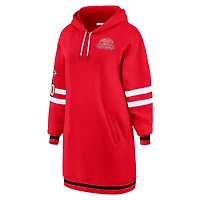 Robe à capuche rouge pour femme WEAR by Erin Andrews, motif Kansas City Chiefs