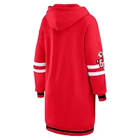 Robe à capuche rouge pour femme WEAR by Erin Andrews, motif Kansas City Chiefs
