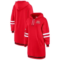 Women's WEAR by Erin Andrews Red Kansas City Chiefs Hoodie Dress