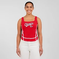 Débardeur à col carré rouge Kansas City Chiefs pour femme WEAR by Erin Andrews