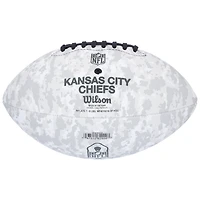Xavier Worthy Kansas City Chiefs Autographed 2024 Salute To Service Wilson Football  