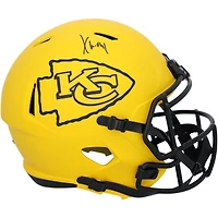 Réplique du casque Riddell Rave Speed ​​autographié par Xavier Worthy des Kansas City Chiefs