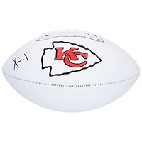 Xavier Worthy Kansas City Chiefs Autographed White Panel Franklin Football  