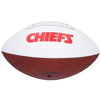 Xavier Worthy Kansas City Chiefs Autographed White Panel Franklin Football  
