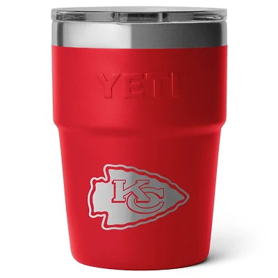 Gobelet empilable Rambler YETI Kansas City Chiefs de 473 ml avec couvercle Magslider