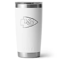 Gobelet Rambler YETI Kansas City Chiefs Secondary 20 oz avec couvercle Magslider