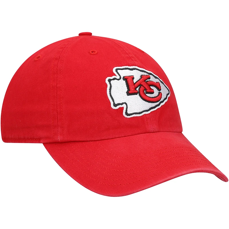 Casquette ajustable avec logo Clean Up des Chiefs de Kansas City '47 rouge pour jeune