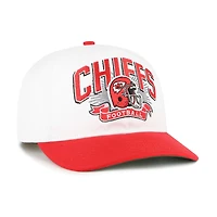 Youth '47 White/Red Kansas City Chiefs Prime Play Hitch Adjustable Hat
