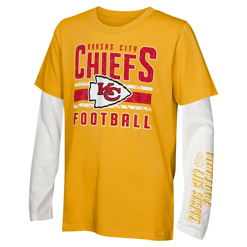 Youth Kansas City Chiefs the Mix T-Shirt Combo Set