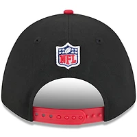 Casquette ajustable New Era noire/rouge Kansas City Chiefs 2025 NFL Draft 9FORTY A-Frame M-Crown pour jeune