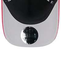 Casquette ajustable New Era noire/rouge Kansas City Chiefs 2025 NFL Draft 9FORTY A-Frame M-Crown pour jeune